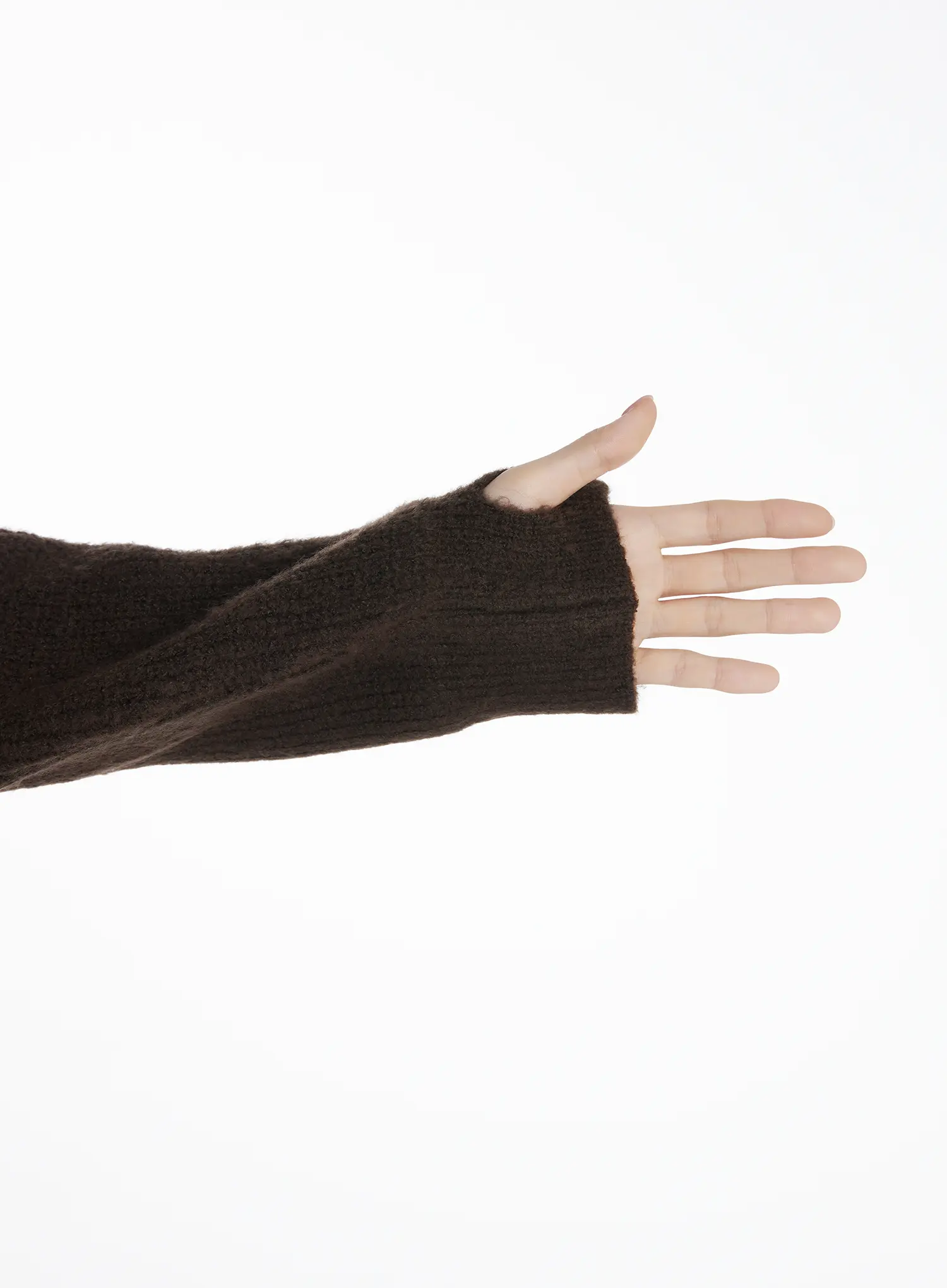 V-Neck Knit Hoodie CJ507 - Image 8