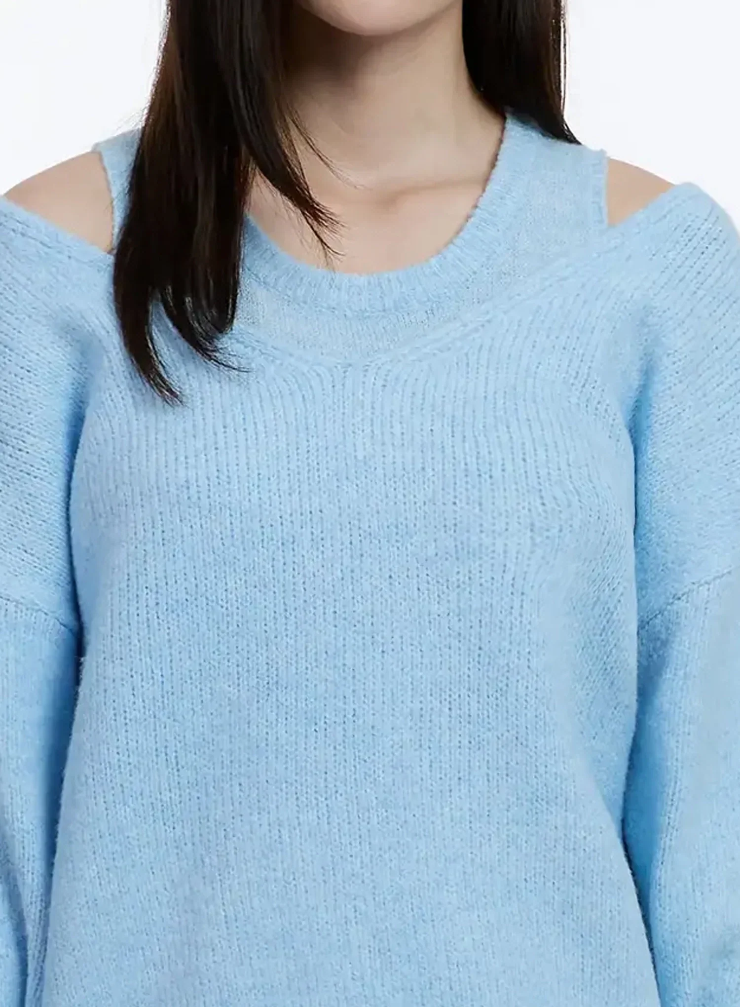 V-Neck Knit Tank and Sweater Set ID526 - Image 5