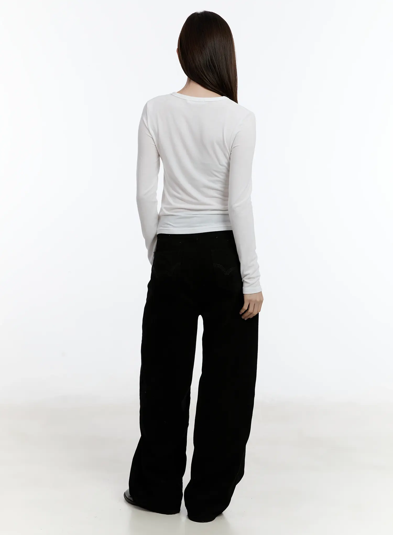 Velvet Straight Leg Pants ID511 - Image 4