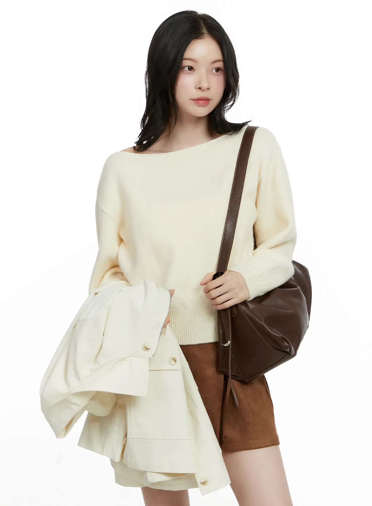 Versatile Two-Way Square Shoulder Bag F502 - Image 3