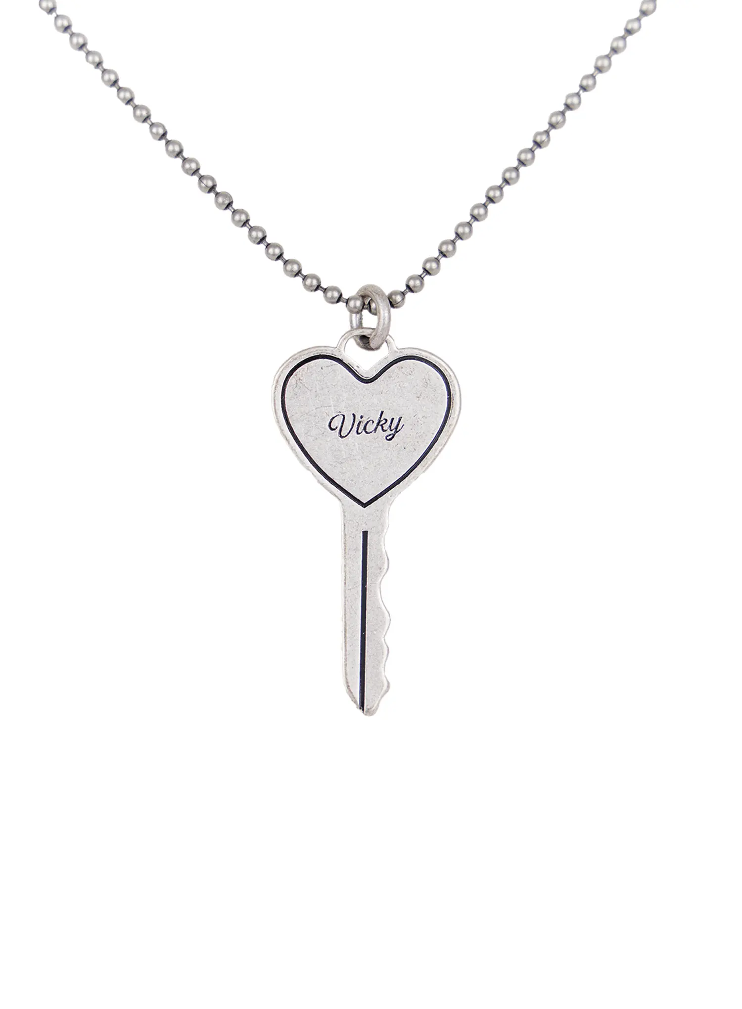 Vintage Key Charm Necklace CN511 - Image 6