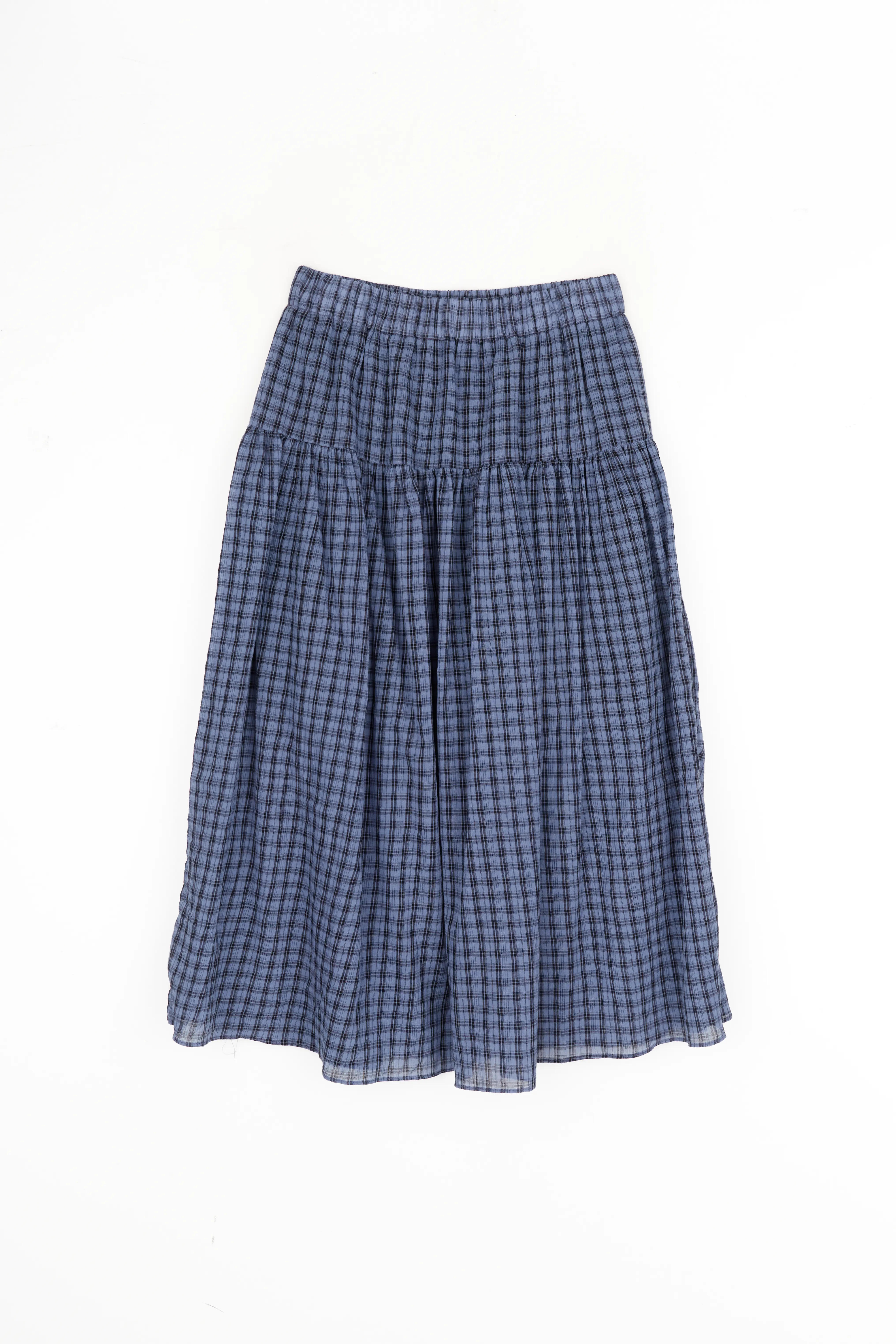 Vintage Plaid Midi Skirt CM513 - Image 13