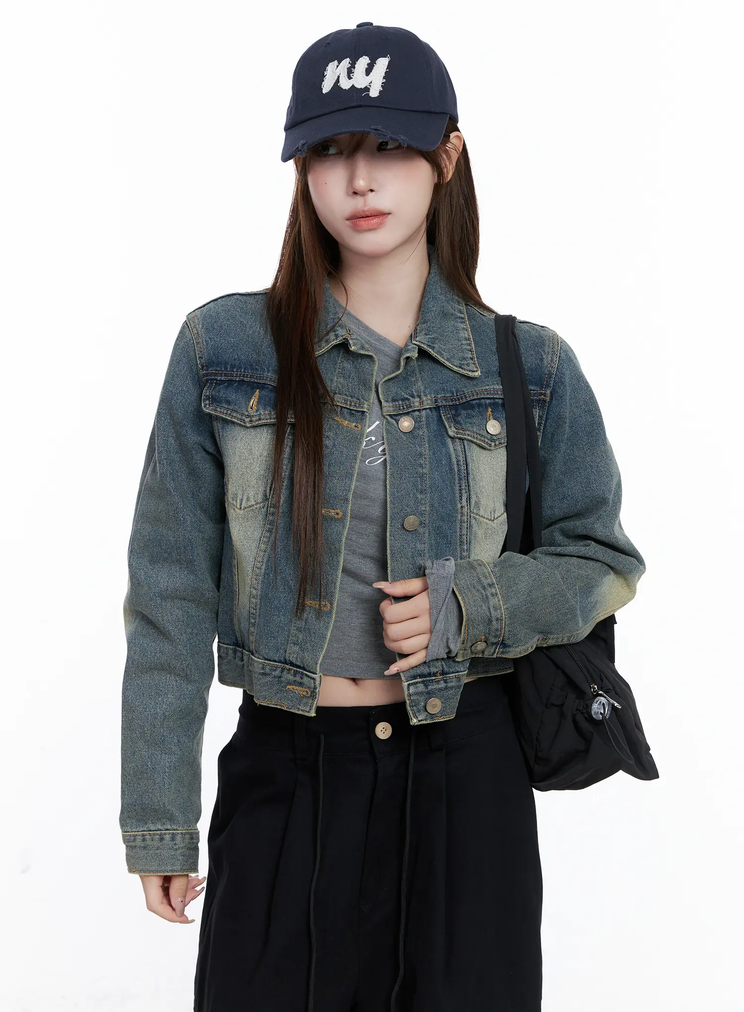 Vintage Retro Washed Denim Jacket CG529