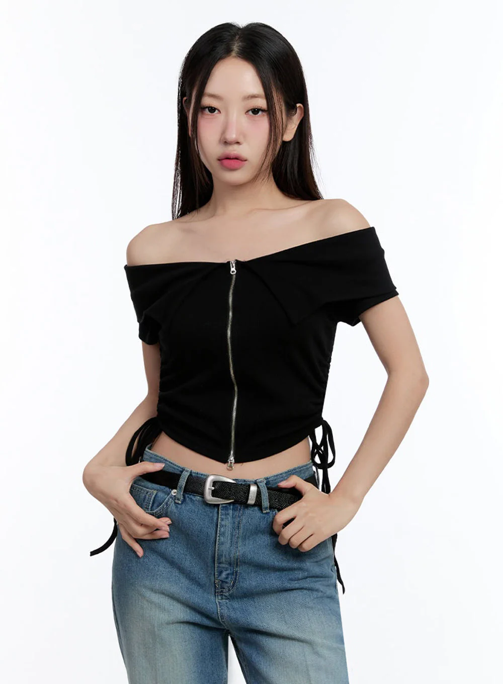 Vintage Square Buckle Belt IU503 - Image 2