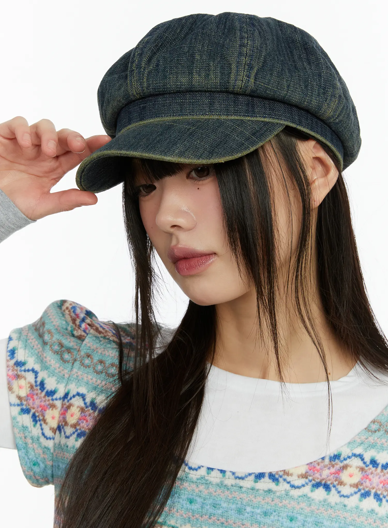 Vintage Style Denim Hat CF510