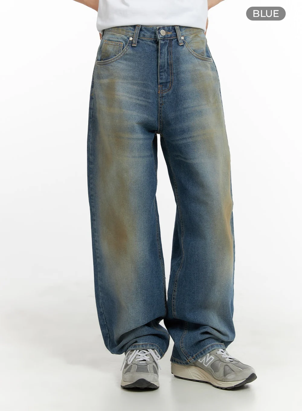 Vintage Washed Baggy Jeans CM426 - Image 7