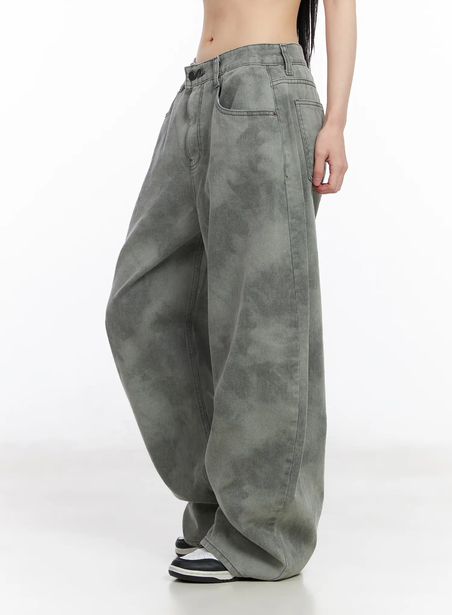 Vintage Washed Wide Leg Pants CM519 - Image 3