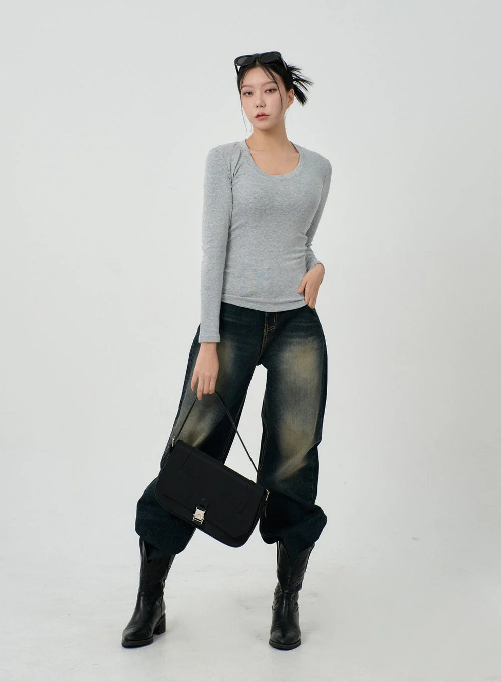 Vintage Washing Baggy Jeans ID23 - Image 10