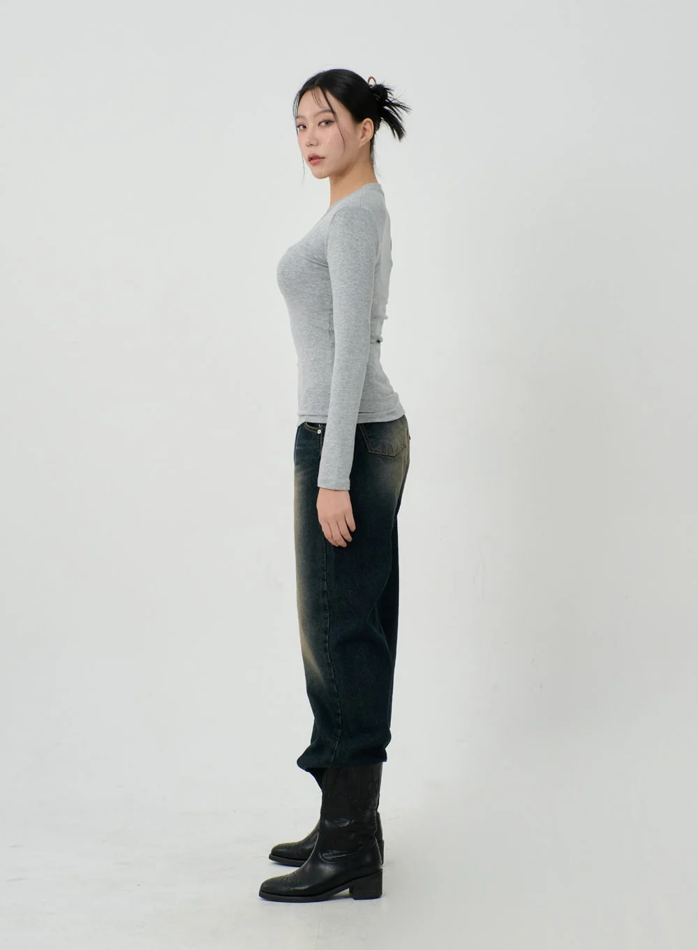 Vintage Washing Baggy Jeans ID23 - Image 11