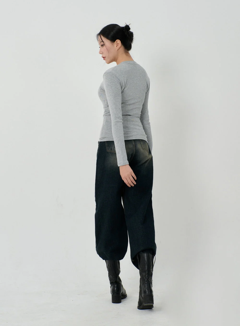 Vintage Washing Baggy Jeans ID23 - Image 12