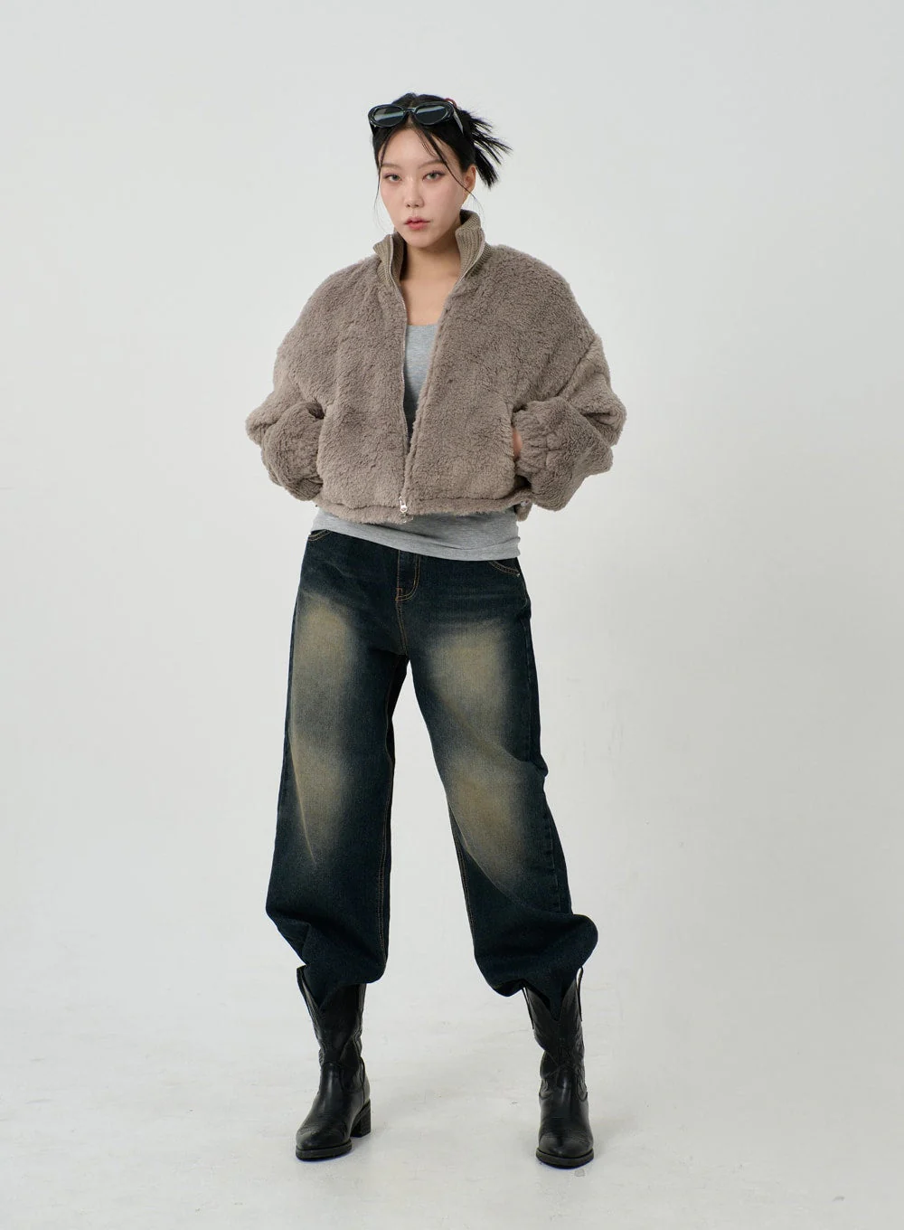 Vintage Washing Baggy Jeans ID23 - Image 13