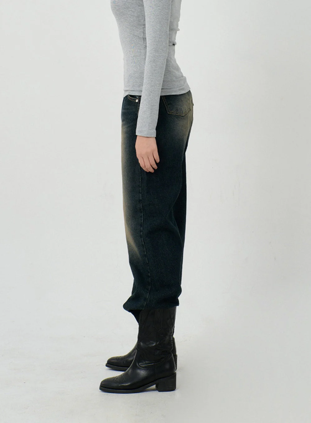 Vintage Washing Baggy Jeans ID23 - Image 2