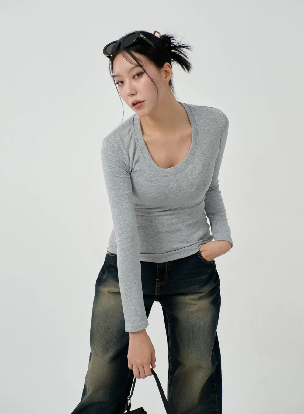 Vintage Washing Baggy Jeans ID23 - Image 7