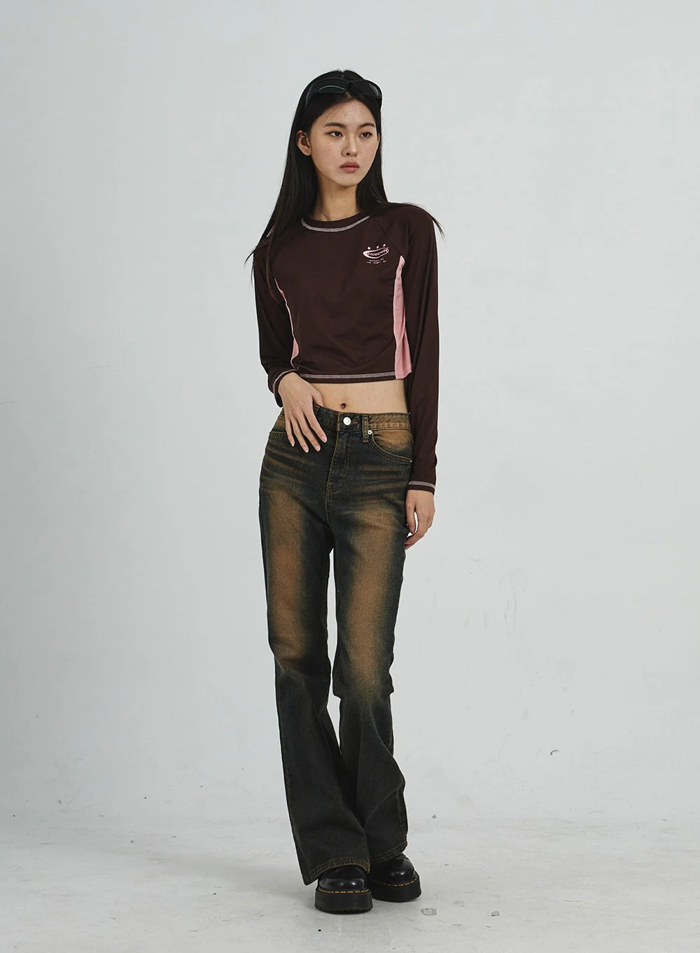 Vintage Washing Bootcut Jeans CD02 - Image 13