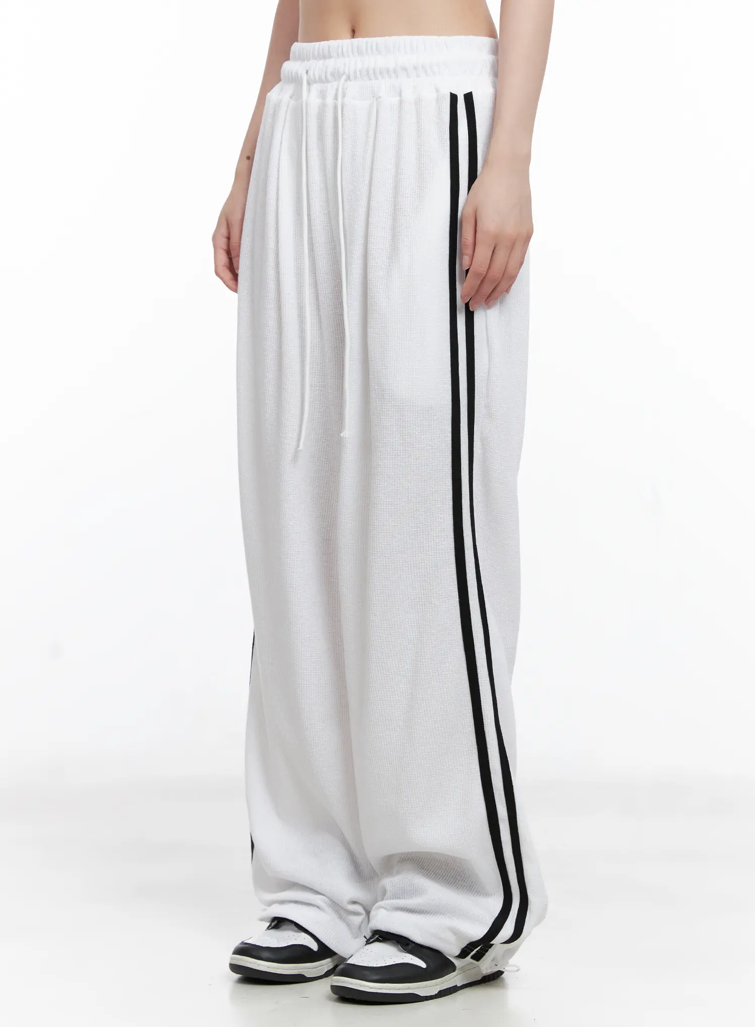 Waffle Knit Track Sweatpants CG525