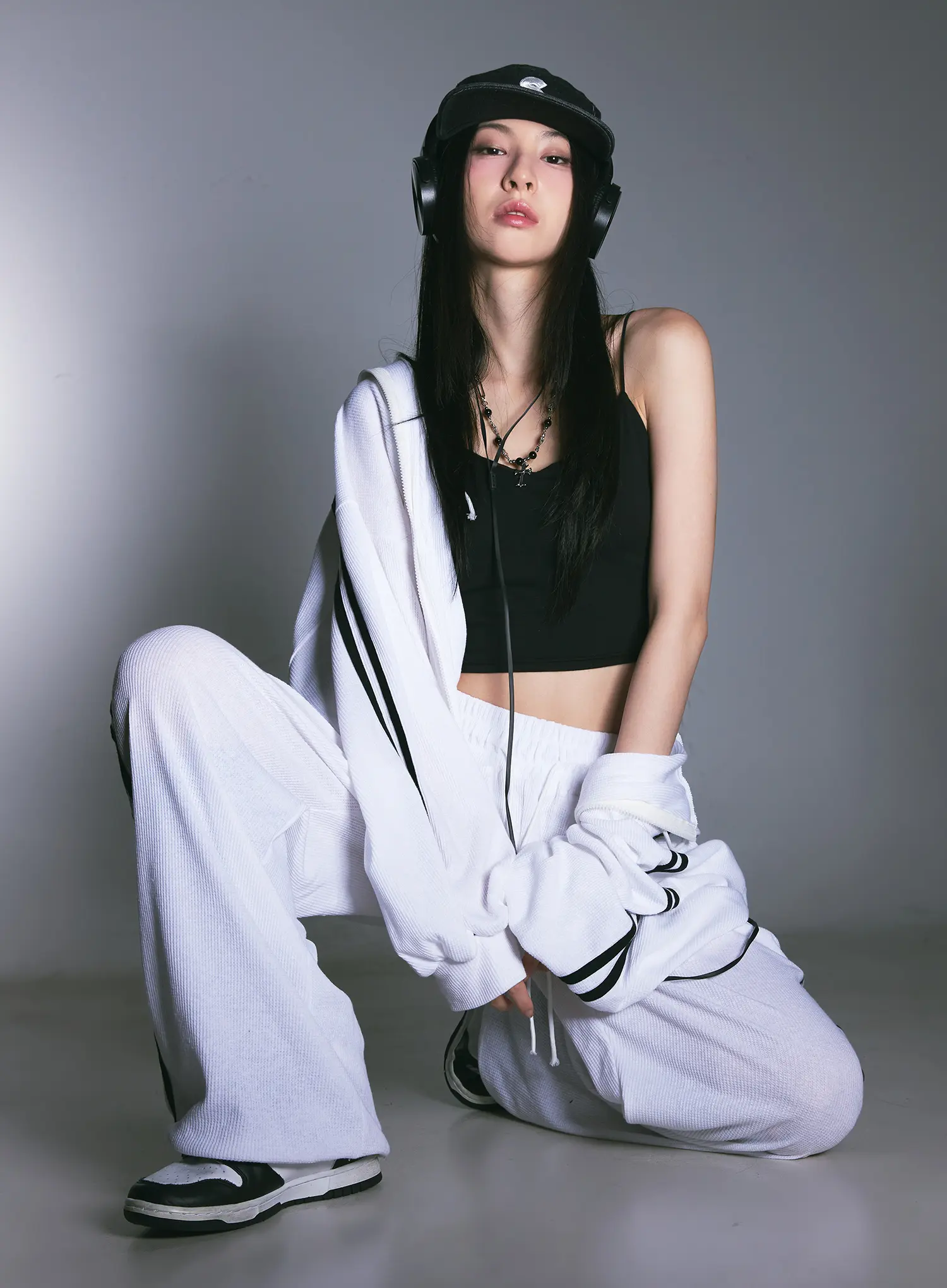 Waffle Knit Track Sweatpants CG525 - Image 10