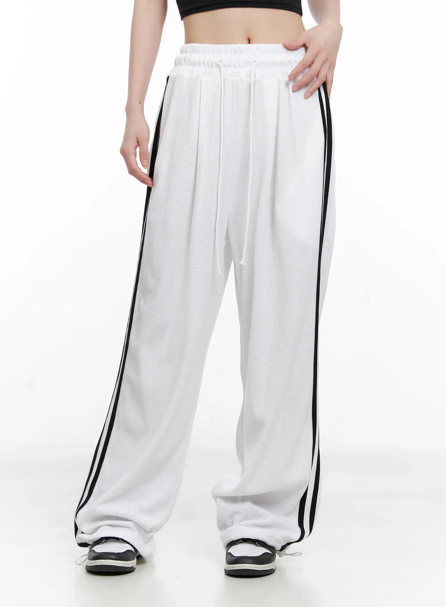 Waffle Knit Track Sweatpants CG525 - Image 13