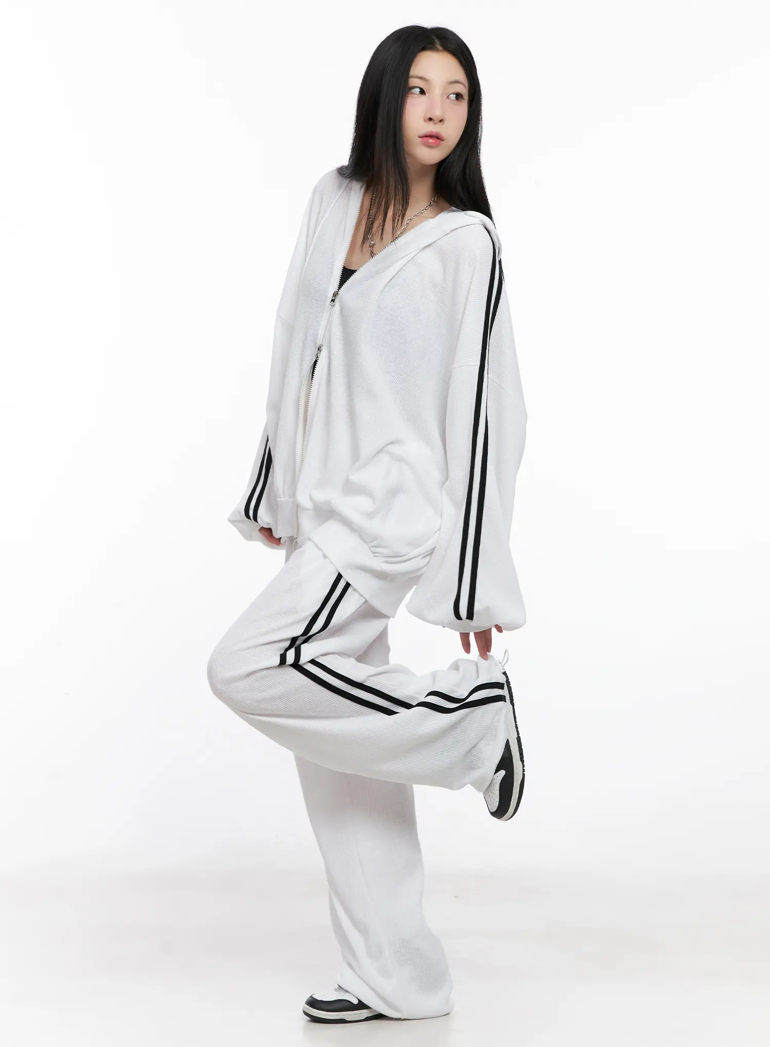 Waffle Knit Track Sweatpants CG525 - Image 4