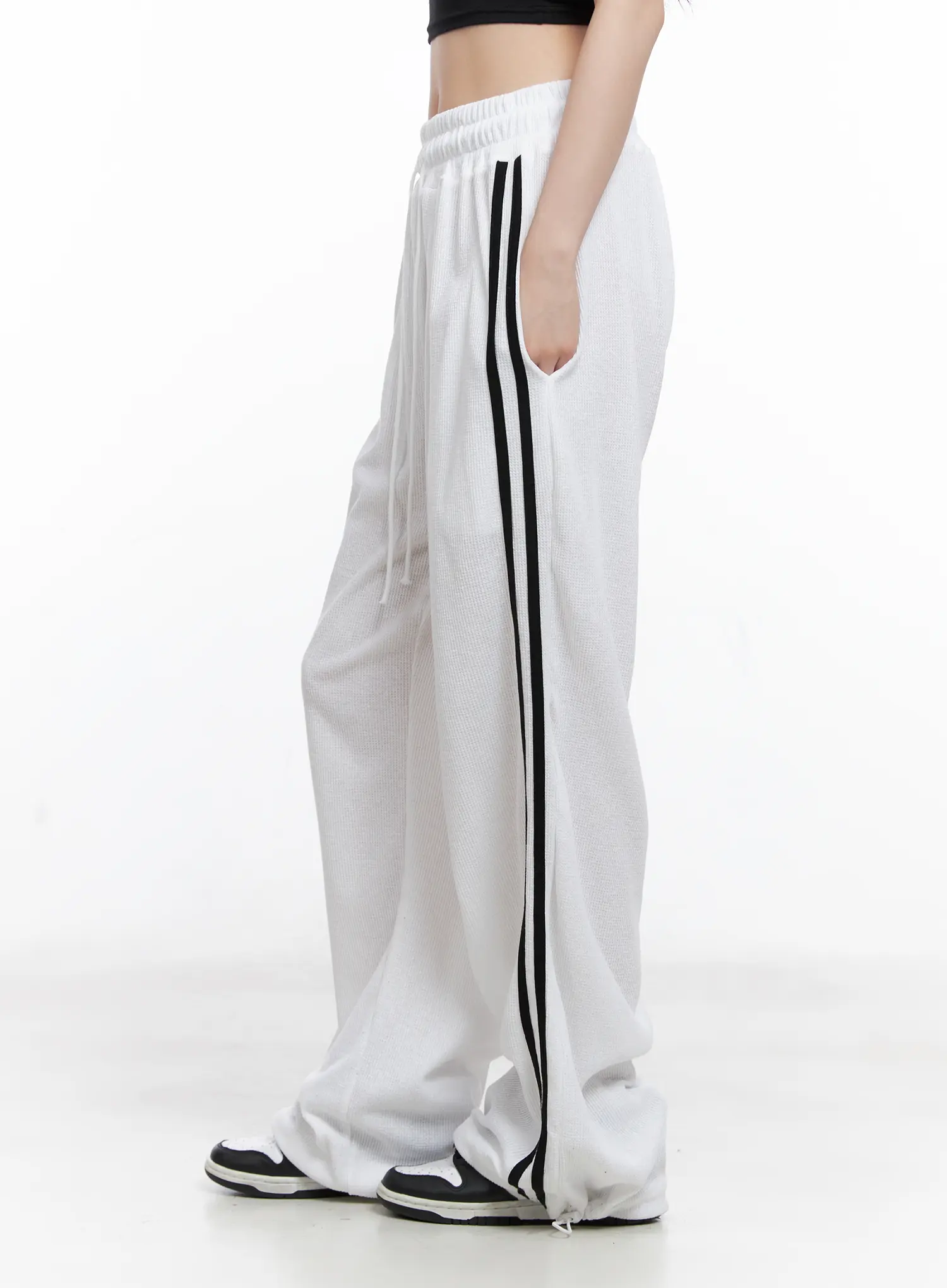 Waffle Knit Track Sweatpants CG525 - Image 7