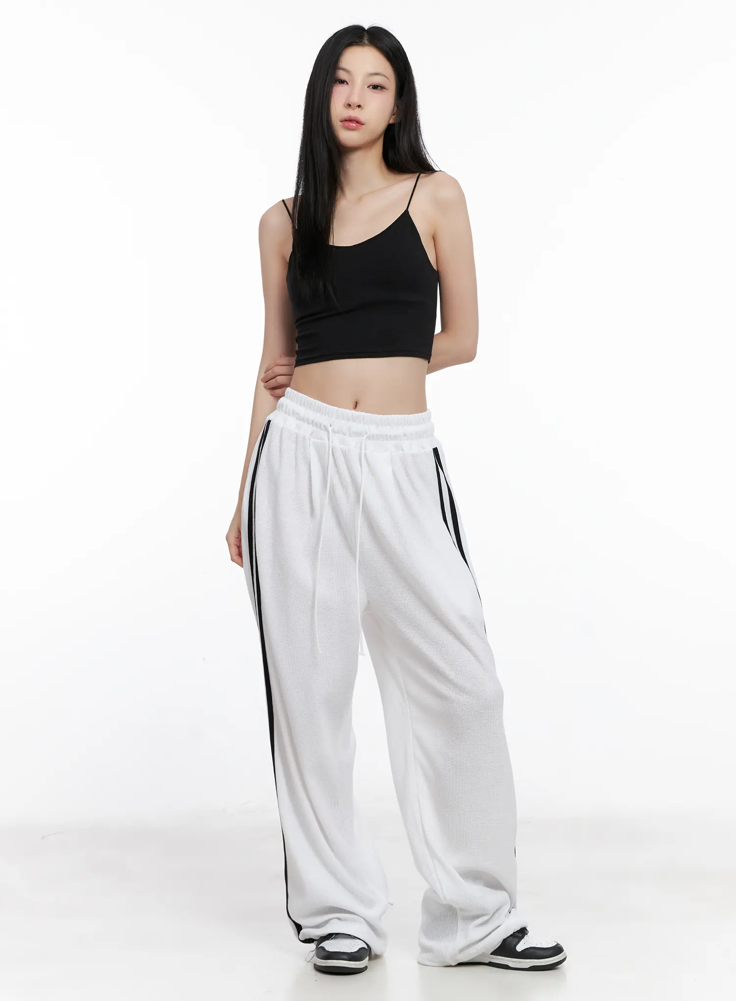 Waffle Knit Track Sweatpants CG525 - Image 9