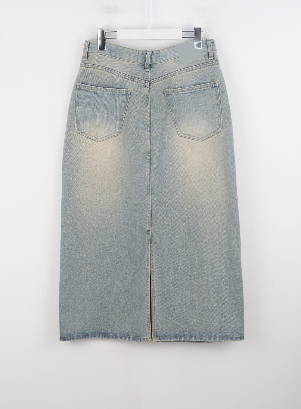 Washed Denim Maxi Skirt CG327 - Image 13