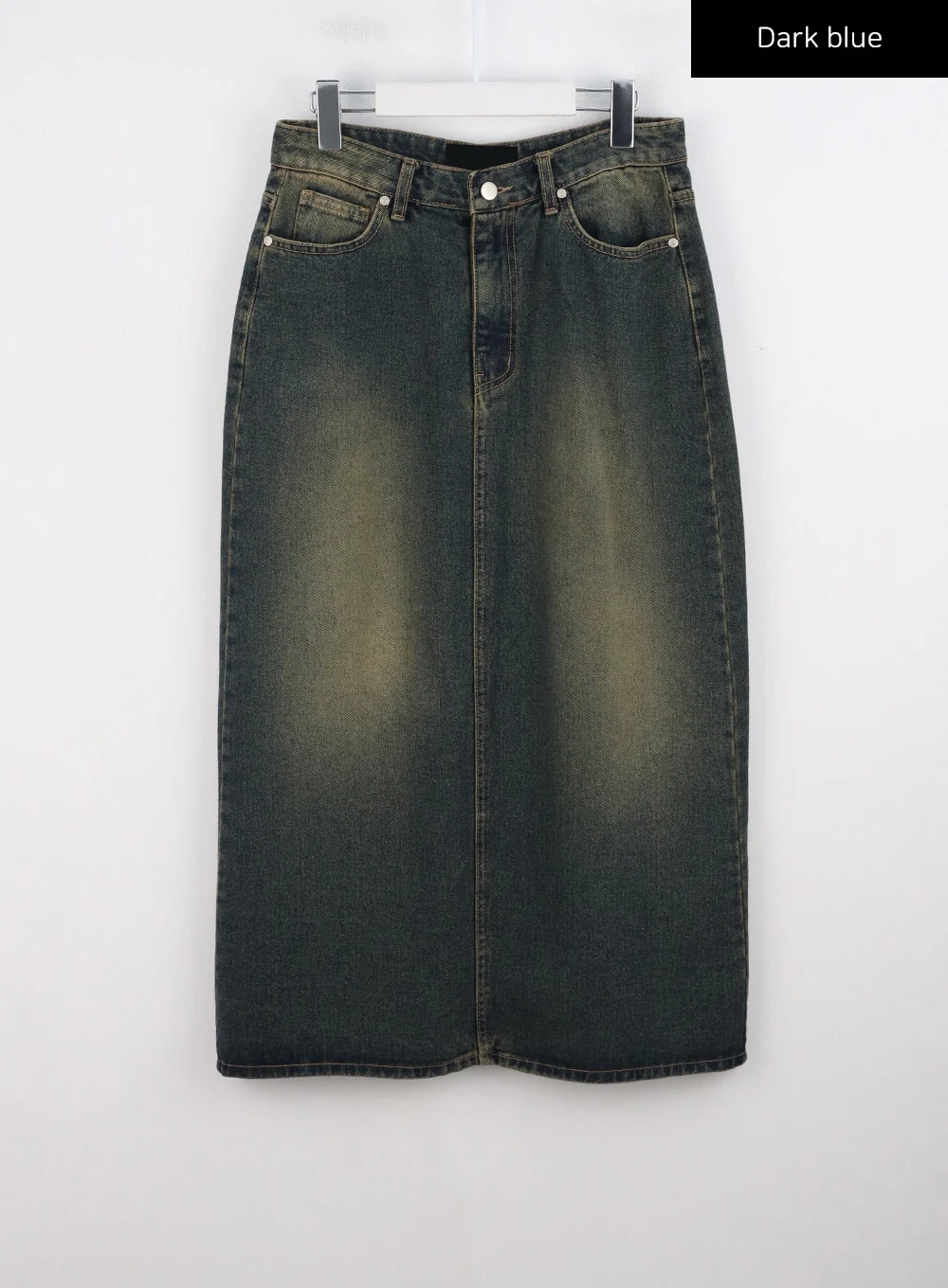 Washed Denim Maxi Skirt CG327 - Image 14