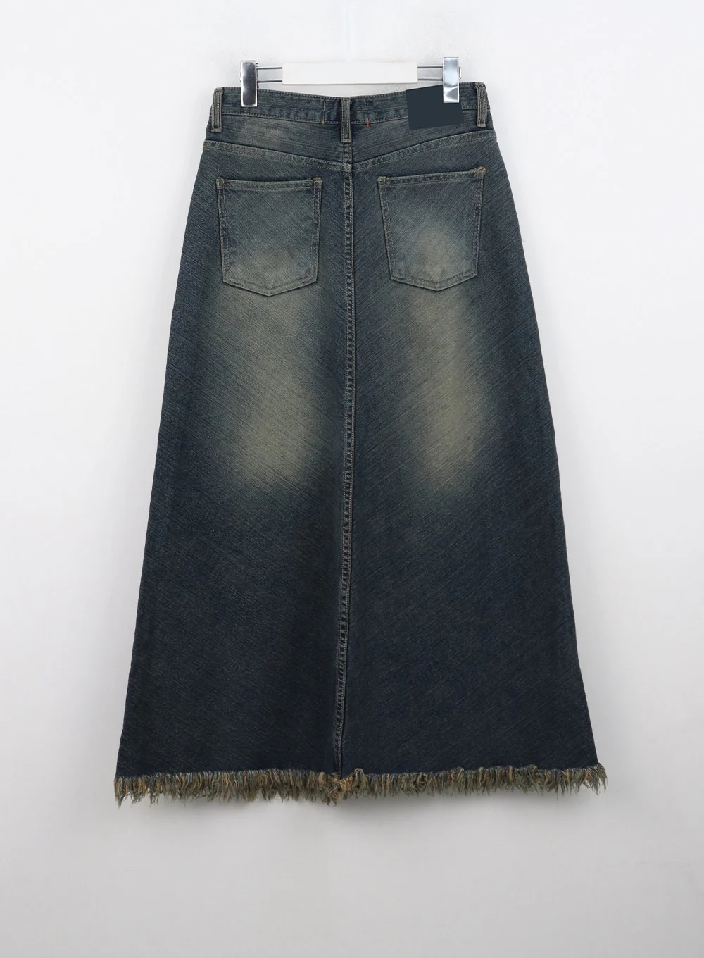 Washed Denim Maxi Skirt CN314 - Image 9