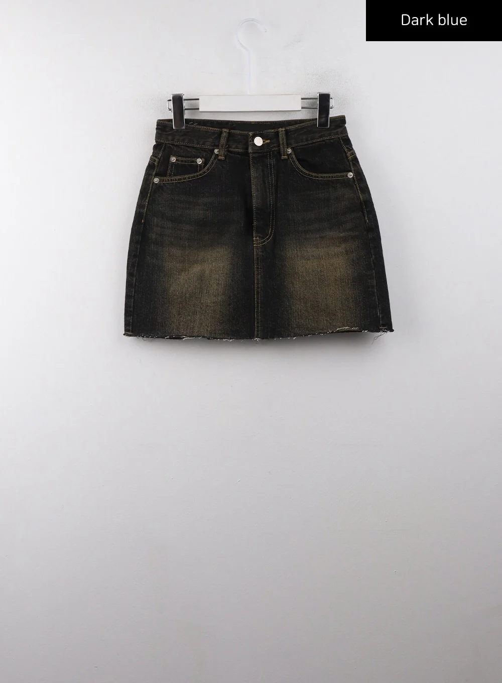 Washed Denim Mini Skirt CJ404 - Image 8