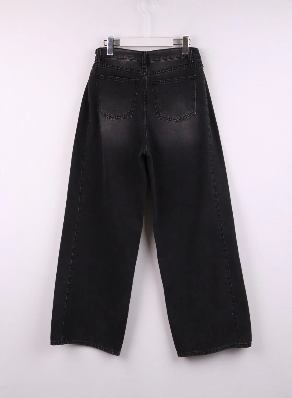 Washed Denim Wide-Leg Jeans CJ426 - Image 9