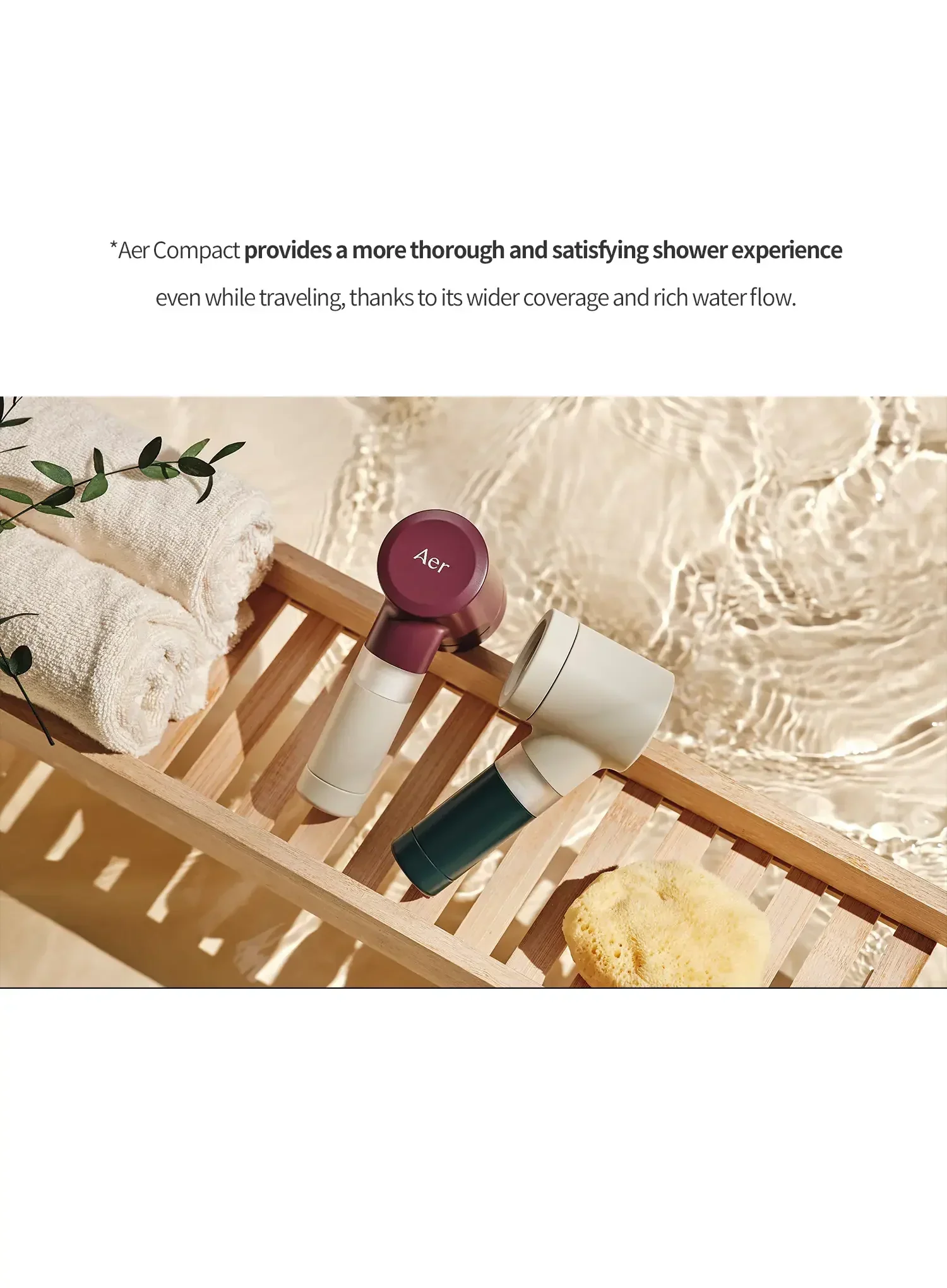 Water Solution Travel Shower Compact (1ea) - Image 19