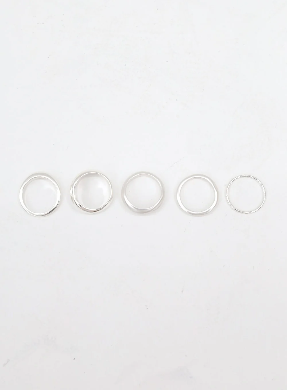 Wavy 5 Set Rings CJ17 - Image 7