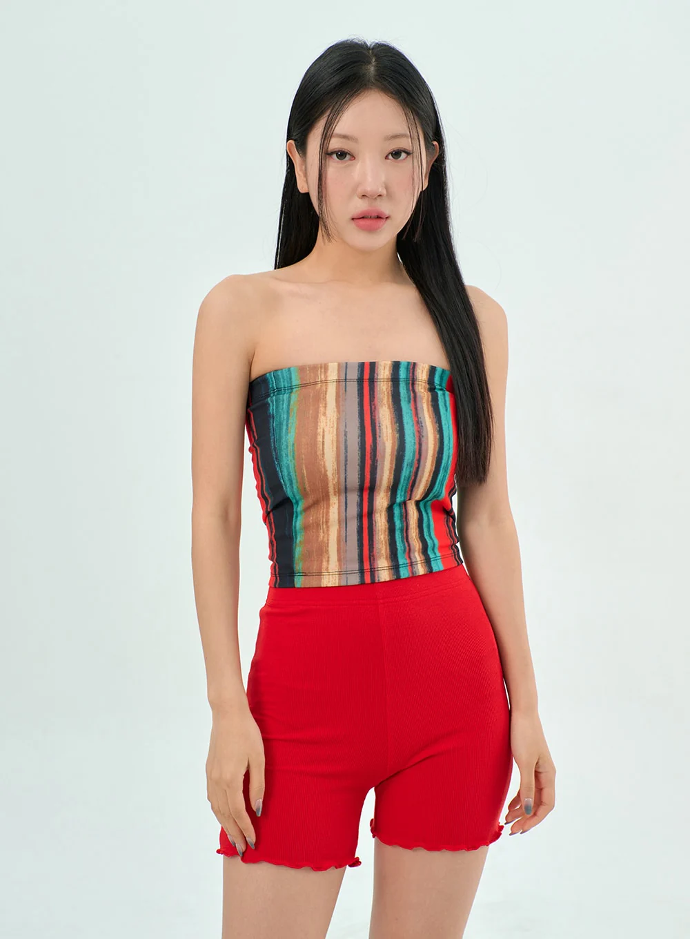 Wavy Biker Shorts BY303 - Image 10