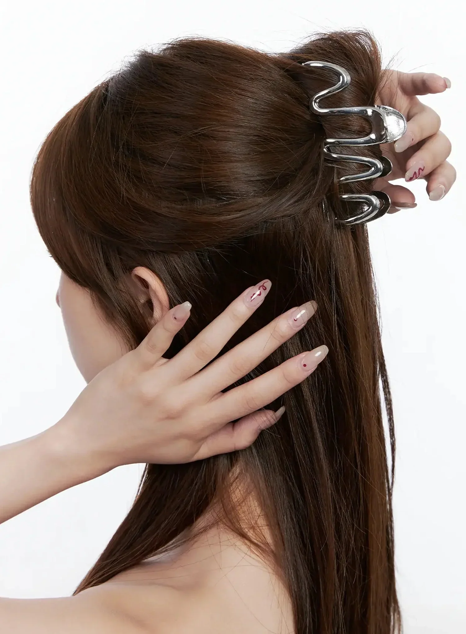 Wavy Hair Claw Clip IS515 - Image 3