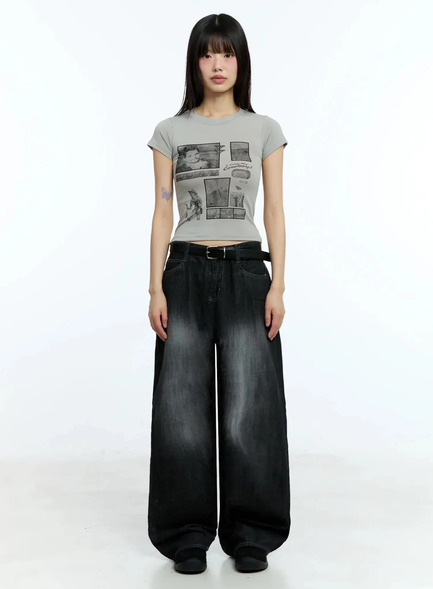 Wendy Washed Wide-Leg Jeans IU524 - Image 3