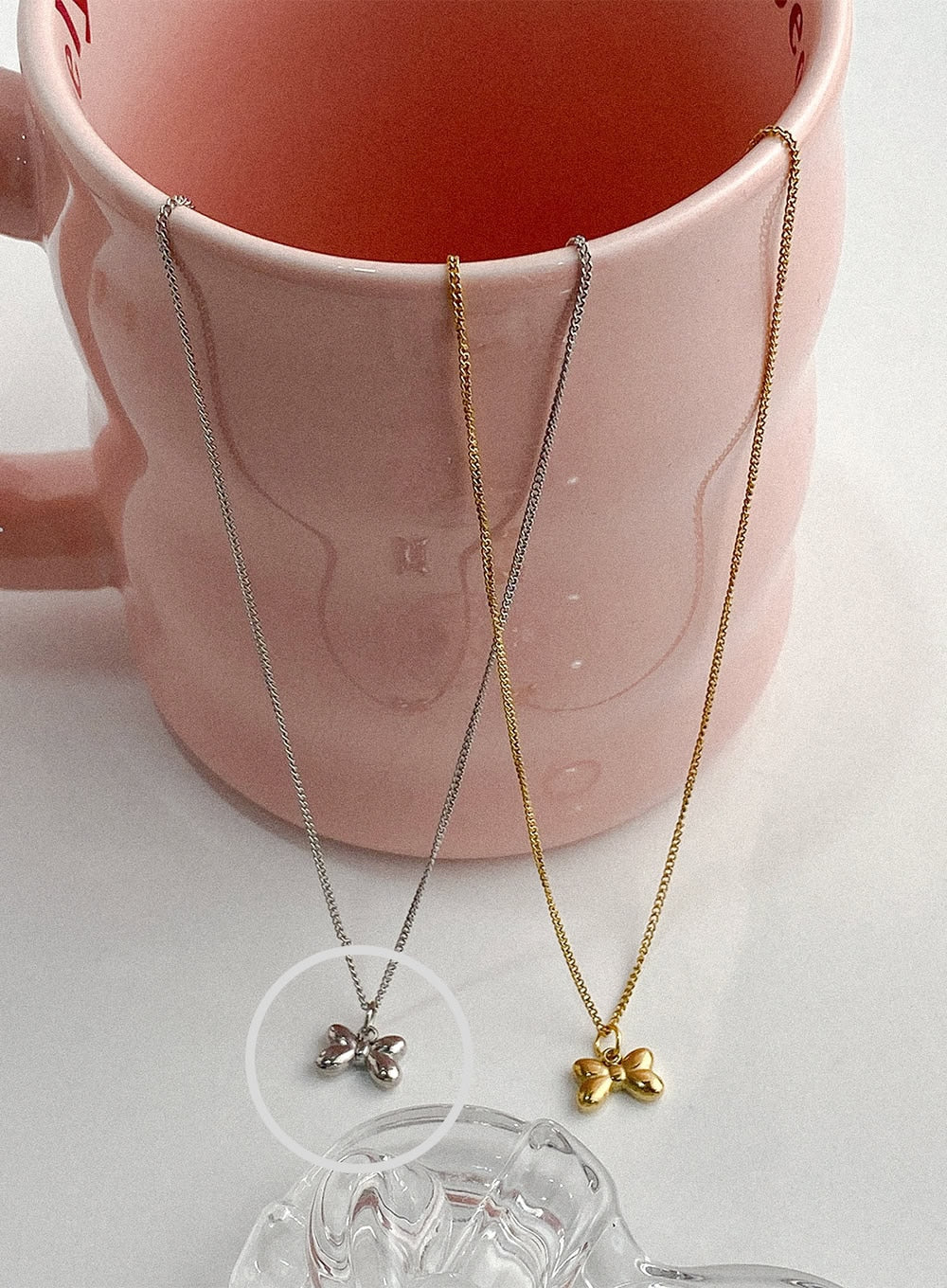 Whimsy Ribbon Necklace IA517 - Image 5