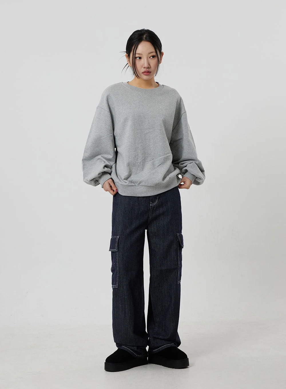 Wide Cargo Jeans CF302 - Image 4