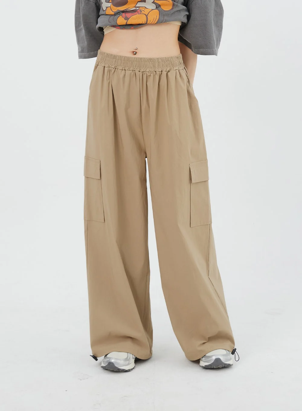 Wide Cargo Track Pants CY308 - Image 3
