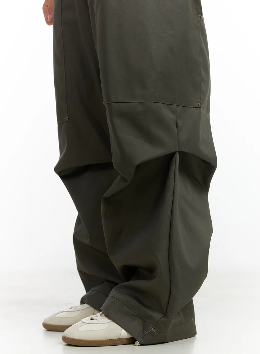 Wide-Fit Pintuck Cotton Pants CO410 - Image 7