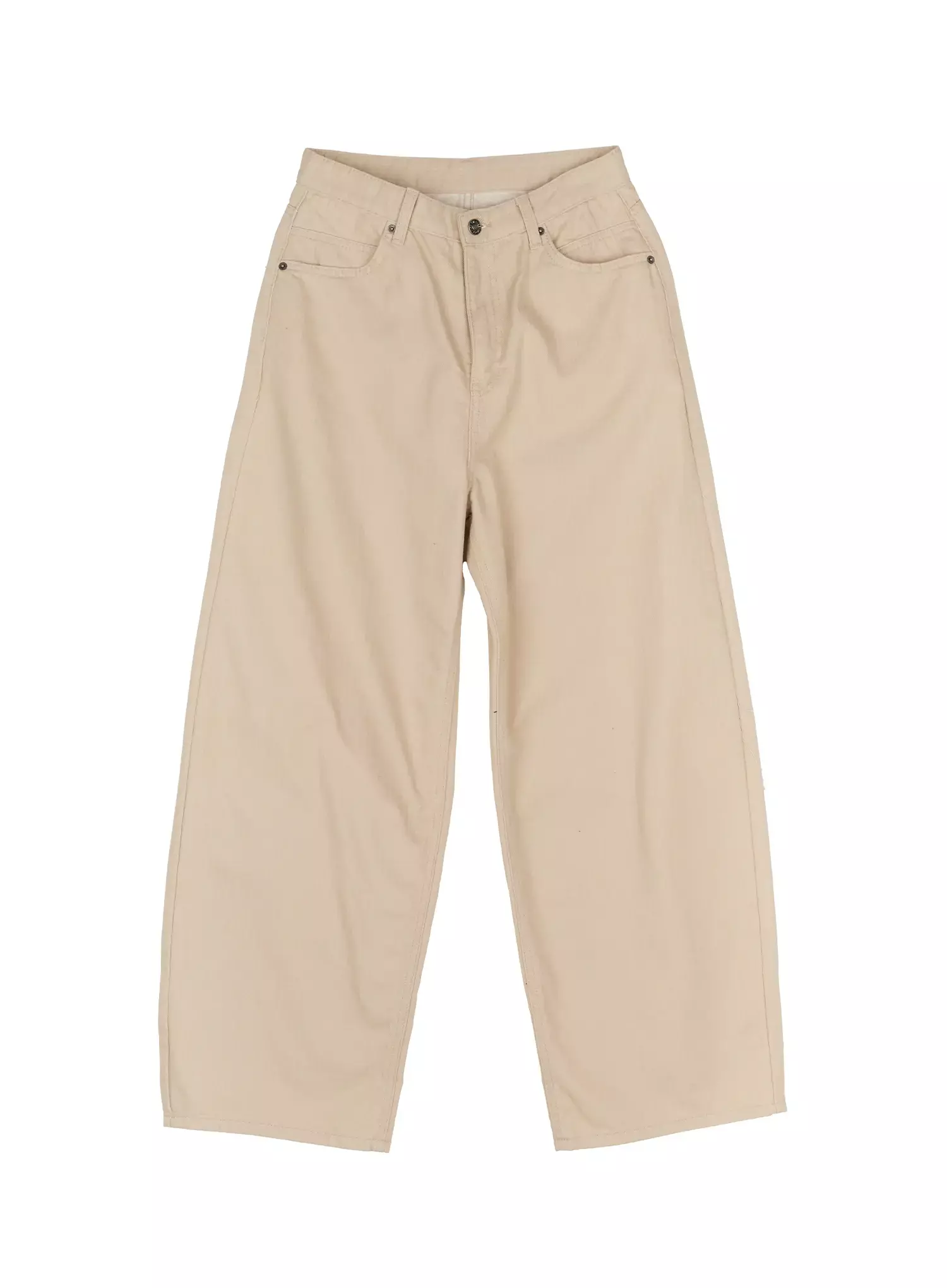 Wide Herringbone Fleece-Lined Pants IJ521 - Image 15