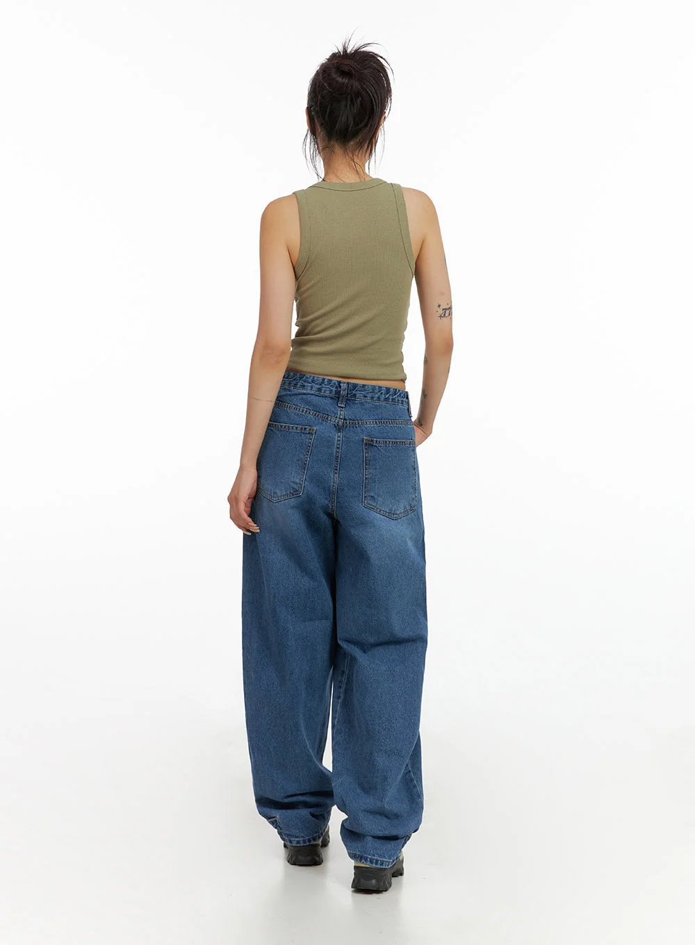 Wide Leg Baggy Jeans CL415 - Image 5