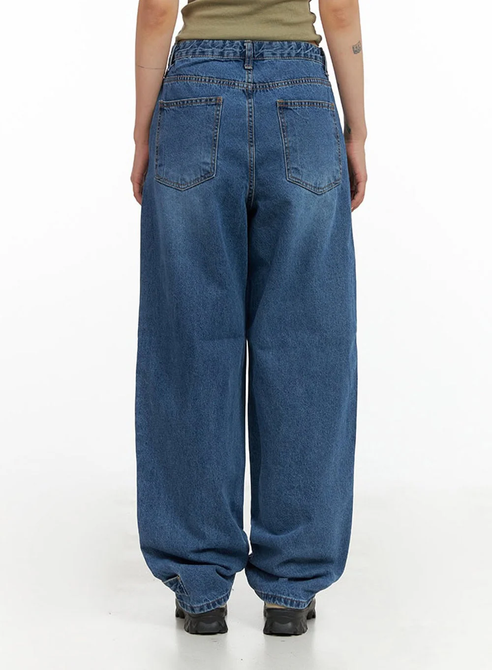 Wide Leg Baggy Jeans CL415 - Image 6