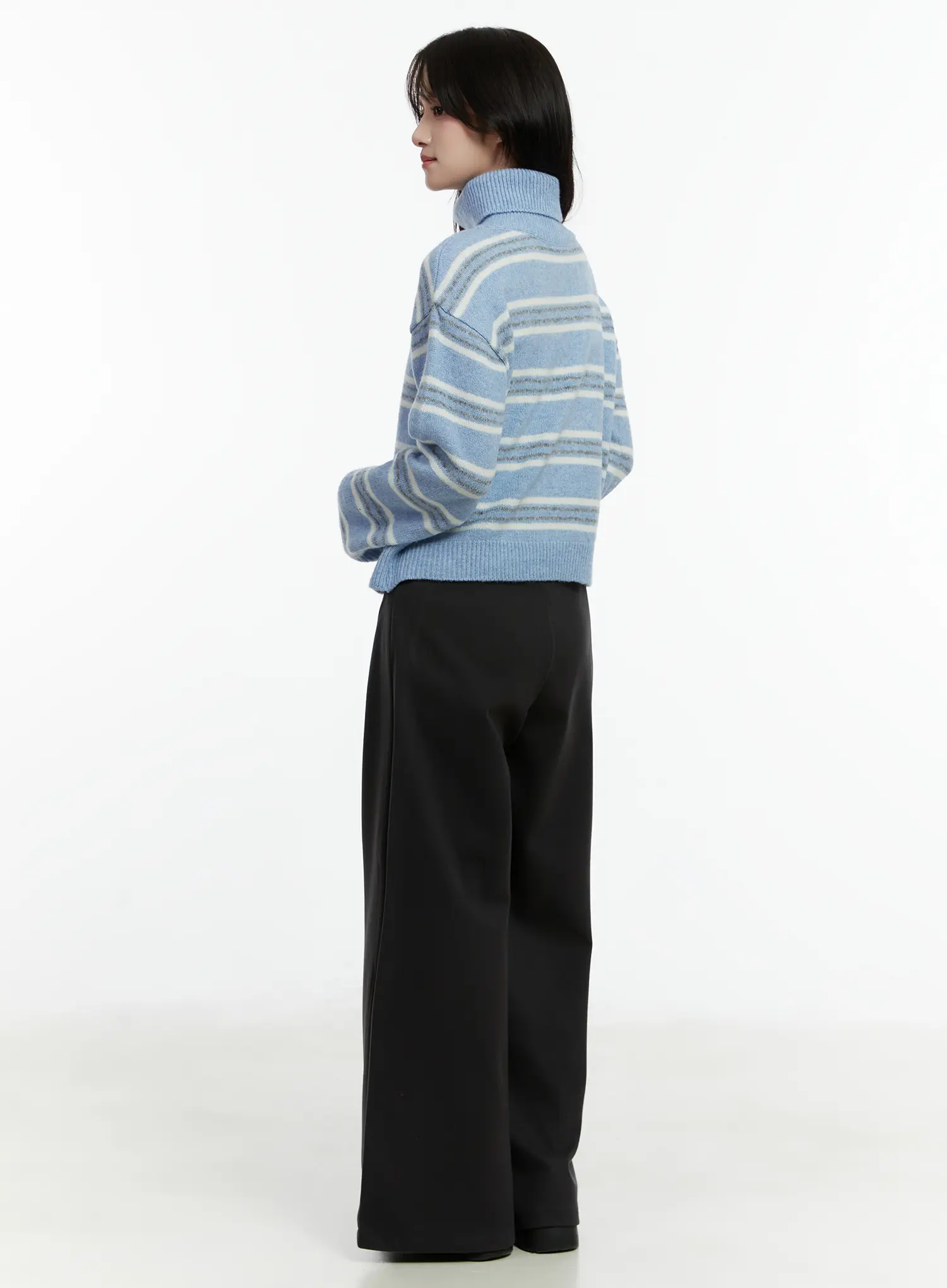 Wide-Leg Bootcut Flared Pants CD514 - Image 7