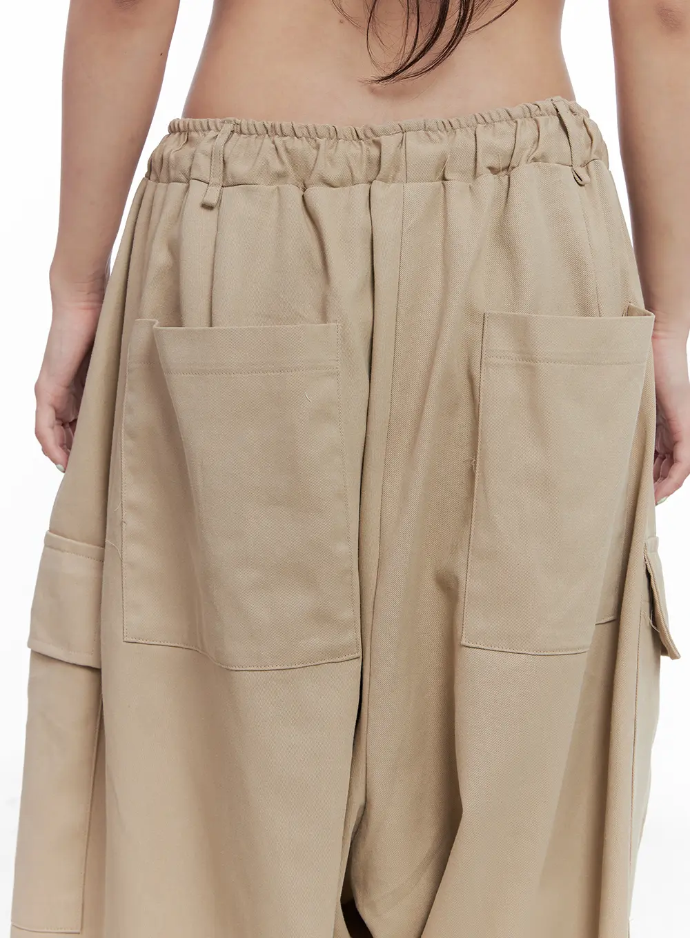 Wide-Leg Cargo Balloon Pants CL514 - Image 8