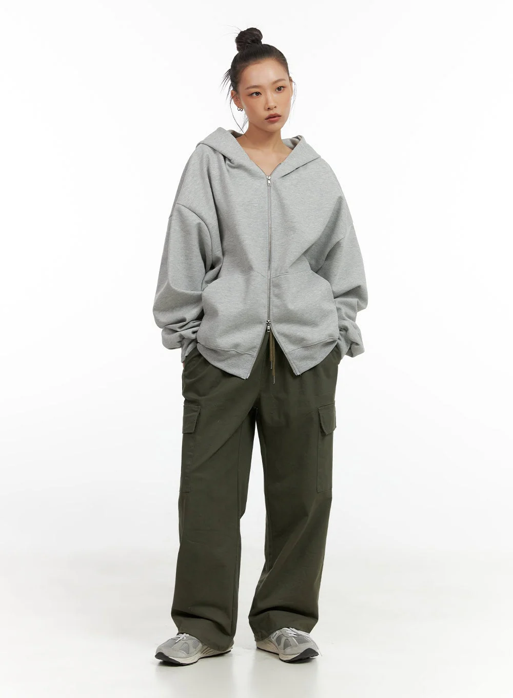 Wide Leg Cargo Pants CO414 - Image 11