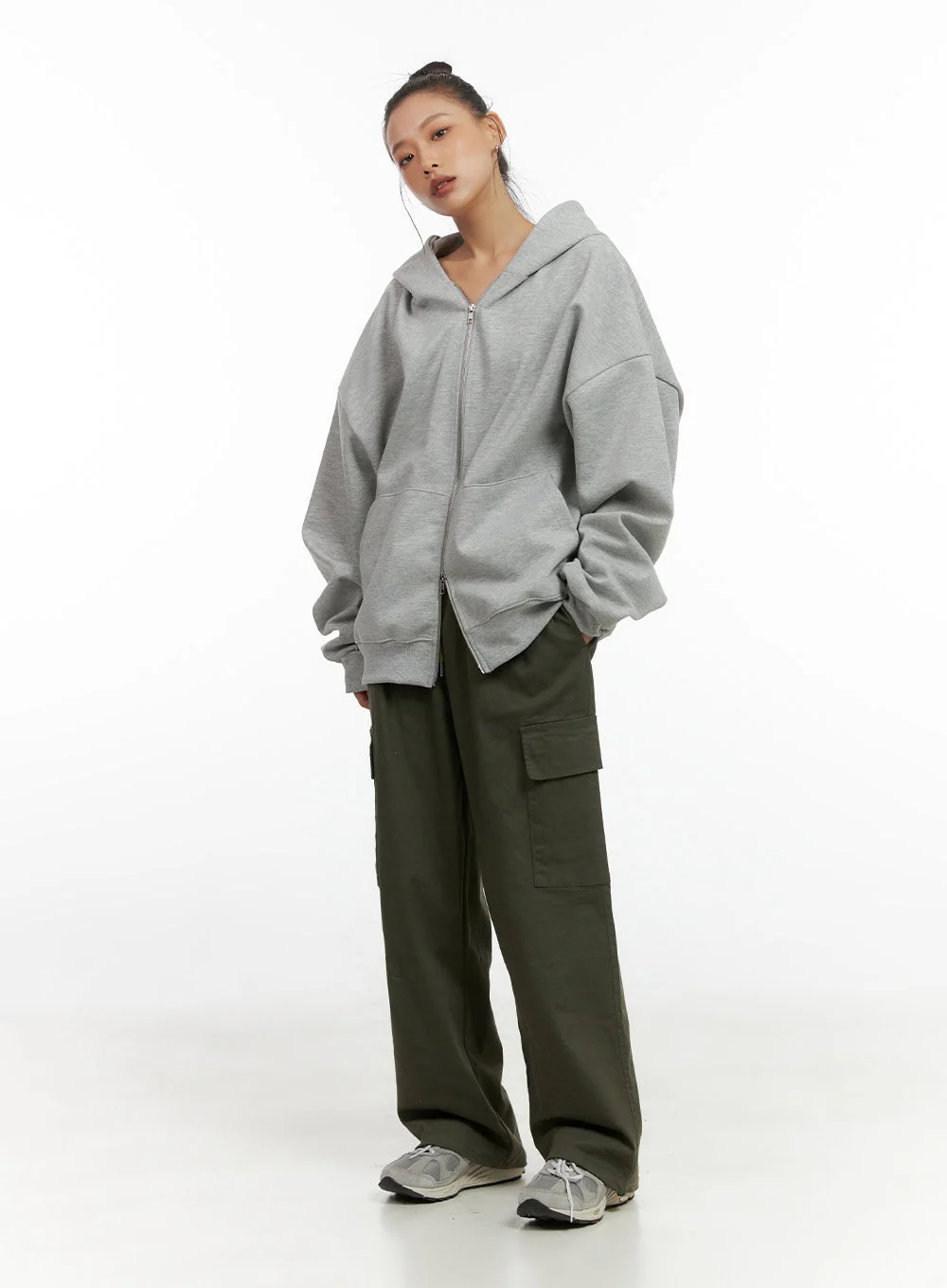 Wide Leg Cargo Pants CO414 - Image 14