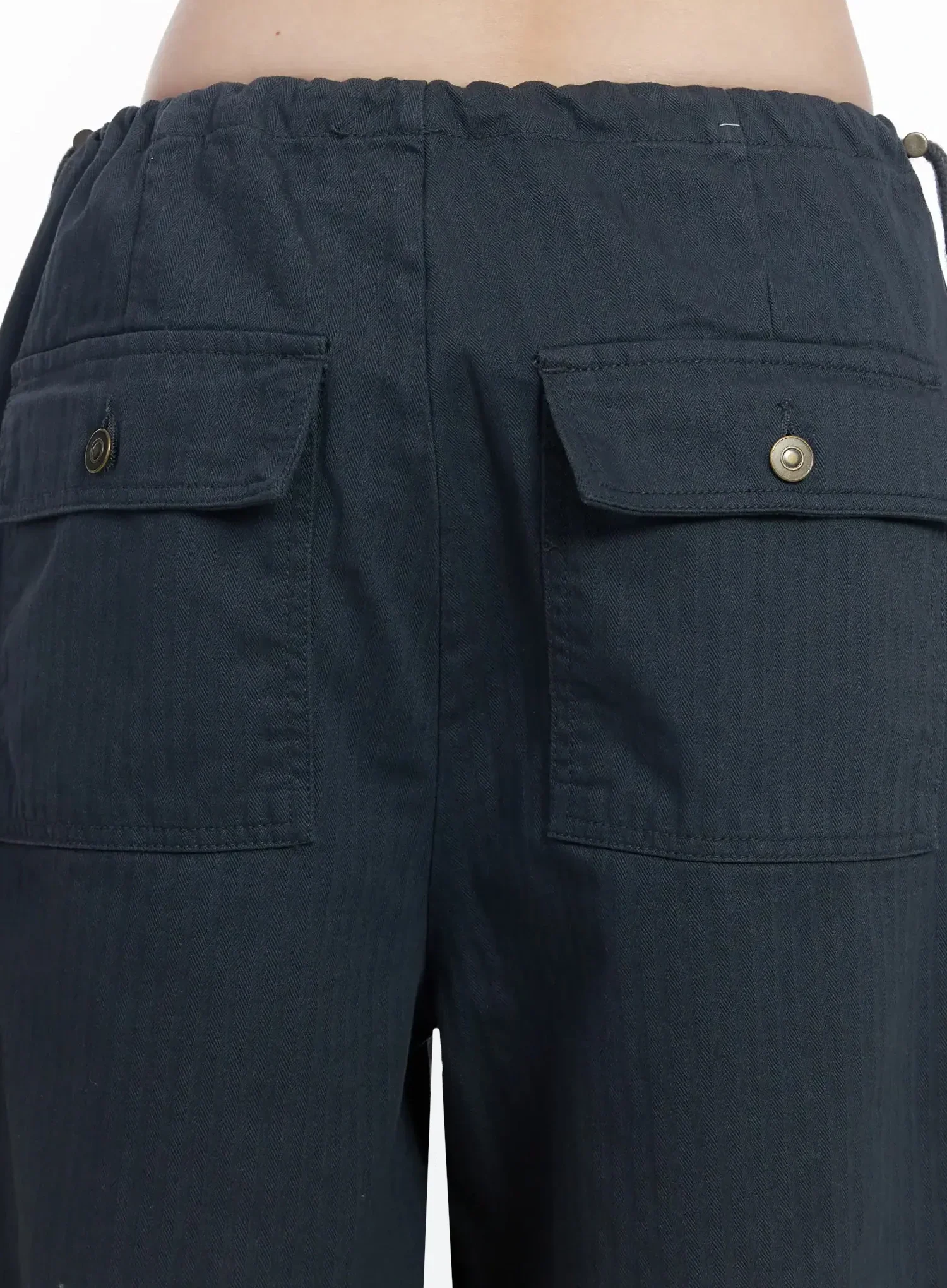 Wide Leg Cargo Pants IJ528 - Image 13