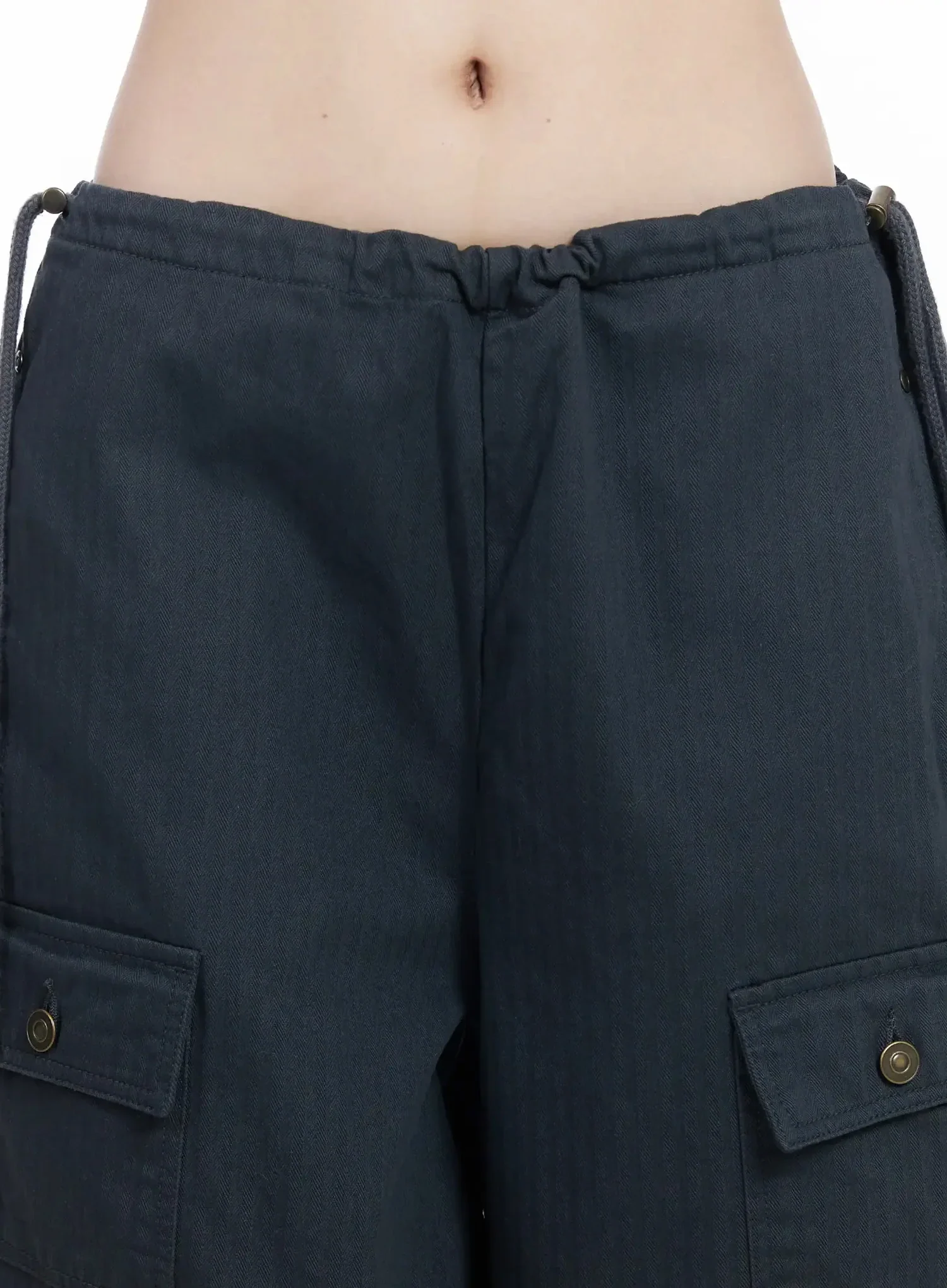 Wide Leg Cargo Pants IJ528 - Image 4