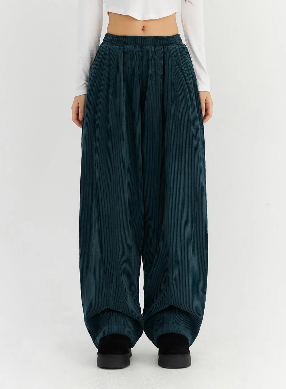 Wide Leg Corduroy Sweatpants CN303 - Image 4