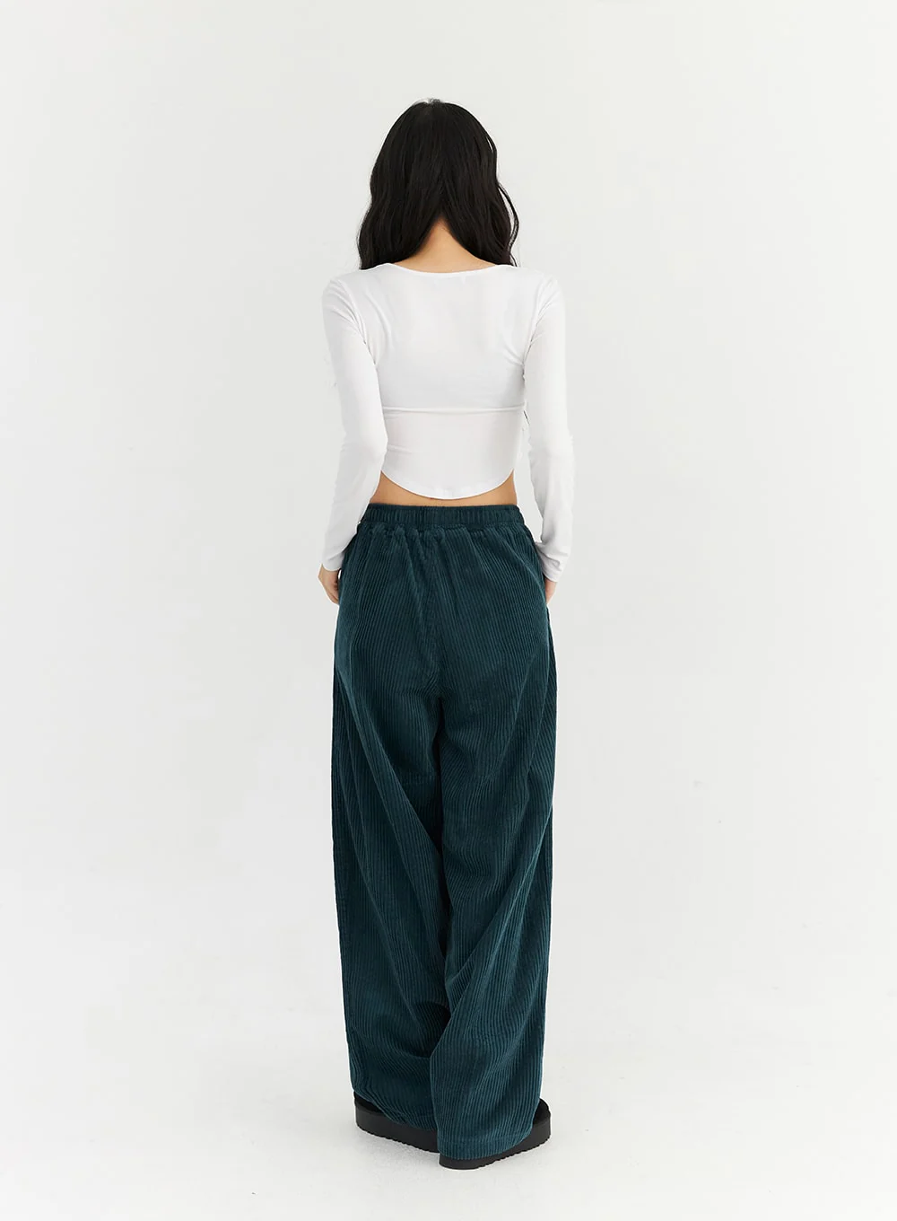 Wide Leg Corduroy Sweatpants CN303 - Image 7