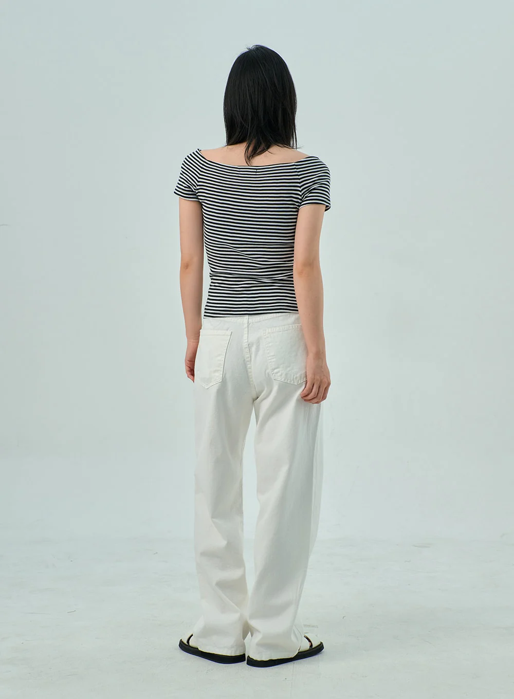 Wide Leg Cotton Pants OY310 - Image 10